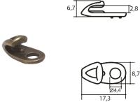 Крючок обувной литьё арт.50294 (уп.1000шт.)