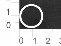 1500В белый Кольцо металл крашенный d=15мм (упаковка 1000 штук)