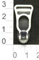 TN-N32 (JWD10) белый Застежки для пояса металл крашенный 13мм (упаковка 100 штук)