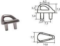 Петля обувная литьё арт.50699 (уп.1000шт.)