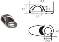 Петля обувная литьё арт.50173 (уп.1000шт.)