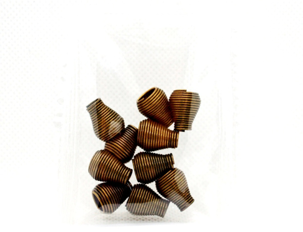 Наконечник пружинка 10шт антик (4)