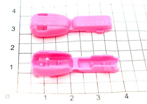 Наконечник фасолинка №2 10шт розовый (3)