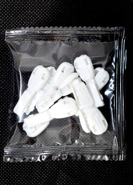 Наконечник фасолинка №2 10шт белый (4)